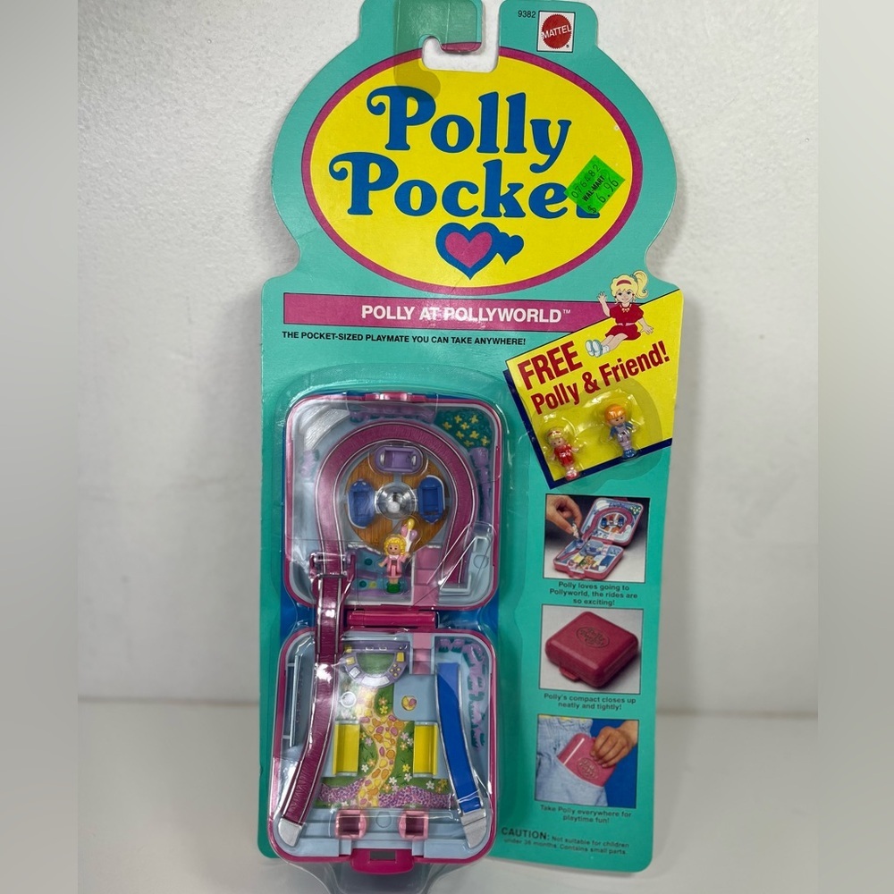 Polly Pocket Polly At Pollyworld Bluebird Toys 1992 Vintage New In Box